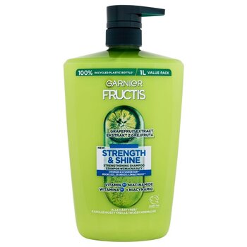 Fructis Strength & Shine Strengthening Shampoo - Posilňujúci šampón pre všetky typy vlasov bez lesku a sily
